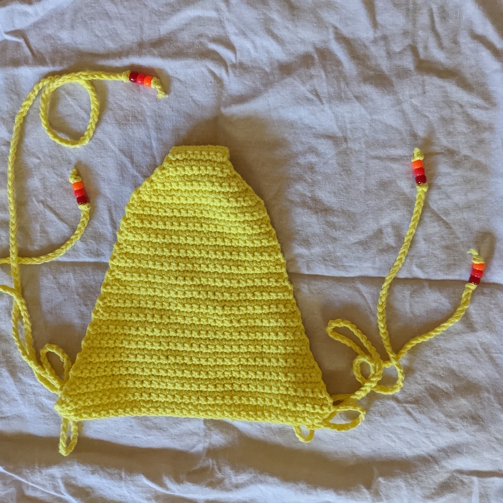 OOAK Handmade Crochet Bikini, "Knit-For-Tat" brand - Picture 14 of 16